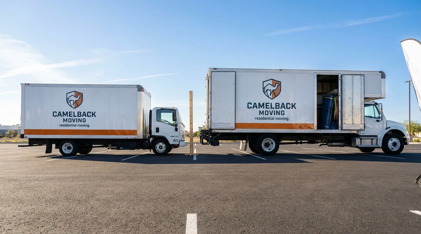 Moving truck size capacity guide in Newmanstown